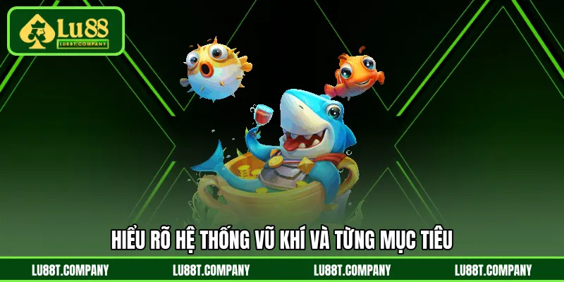 Hiểu rõ hệ thống vũ khí và từng mục tiêu
