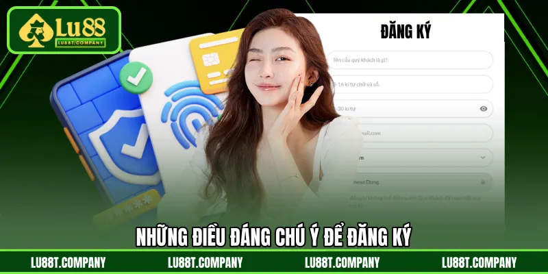 Những điều đáng chú ý để đăng ký